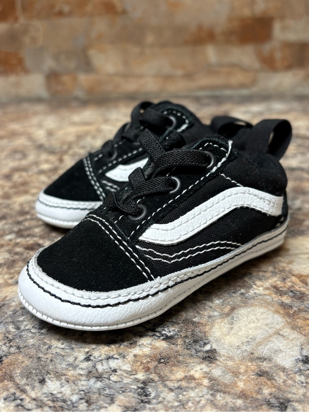 VANS Old Skool CLASSIC Baby CRIB Shoes Infant Size 3